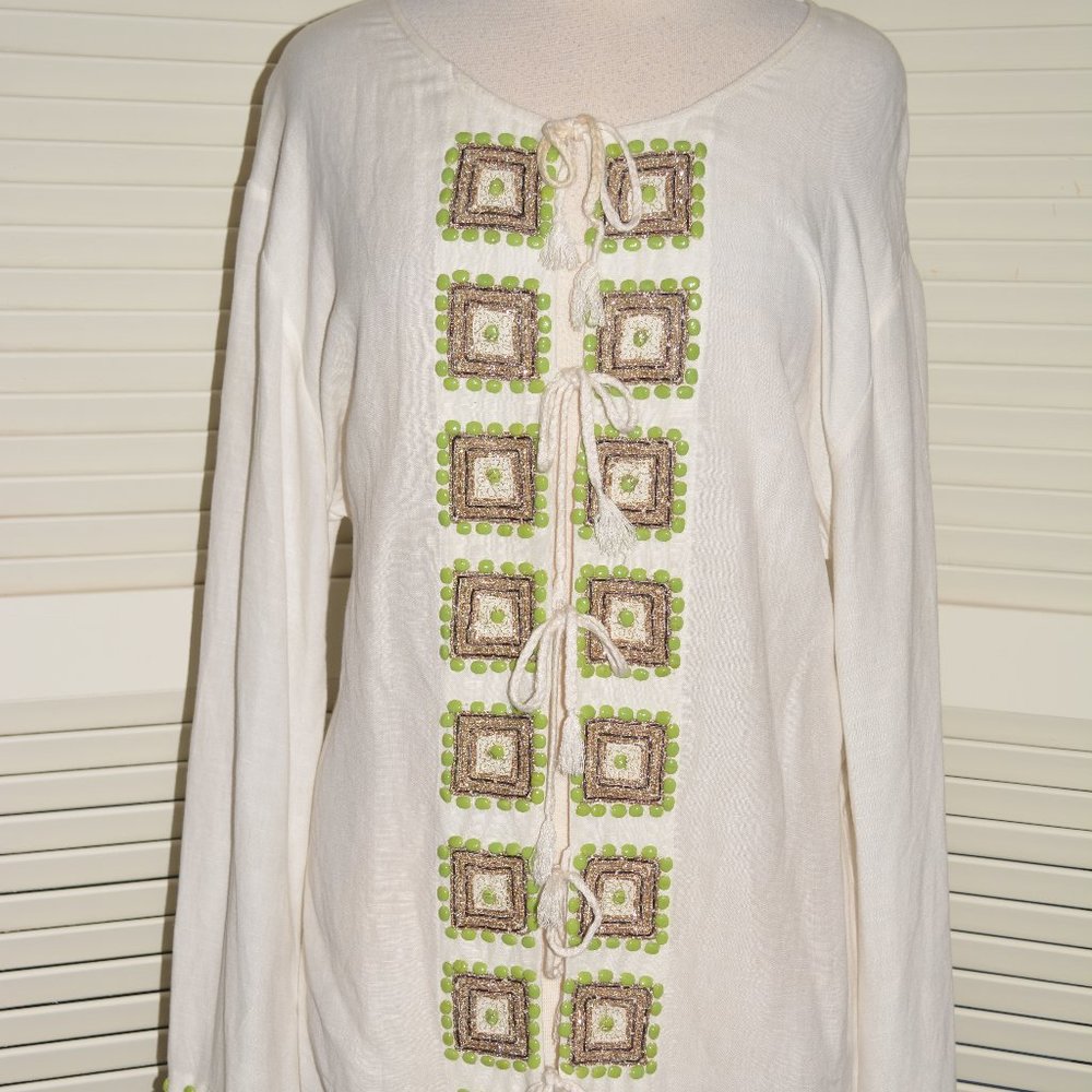 Inca Beaded Duster in Sz L